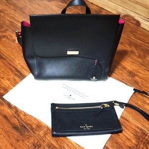 Back pack purse &wallet & dust cover